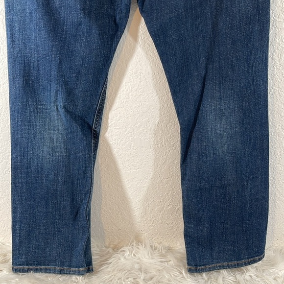 ROCK & REPUBLIC STRAIGHT FIT DISTRESSED BLUE DENIM JEANS SIZE 34x30 - Picture 7 of 10